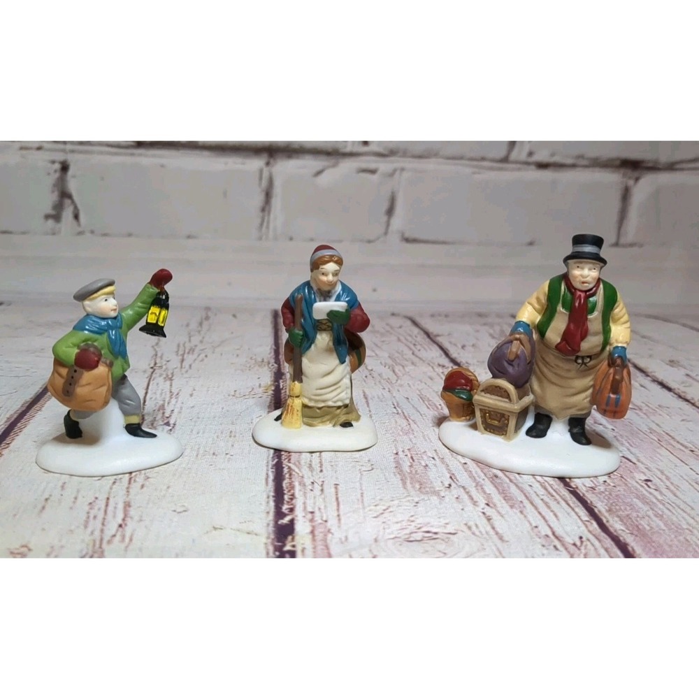 Dept 56 Come Into The Inn Heritage Village Collection Retired 5560-3 Set Of 3